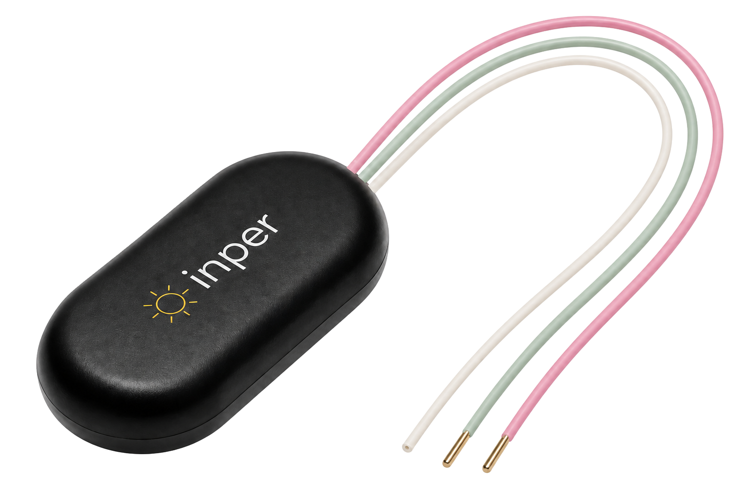 Inper Air high-definition product image: one pressure catheter and two electrode leads